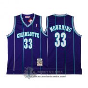 Camiseta Retro Hornets Mourning Purpura