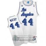 Camiseta Retro Lakers Jerry West Blanco