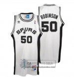 Camiseta Retro Spurs Robinson Blanco