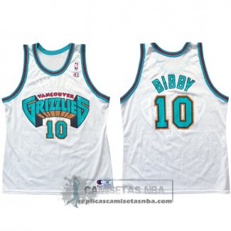 Camiseta Retro Vancouver Grizzlies Bibby Blanco