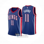 Camiseta Sacramento Kings Domantas Sabonis NO 11 Ciudad 2024-25 Azul