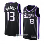 Camiseta Sacramento Kings Keegan Murray NO 13 Icon 2023-24 Negro