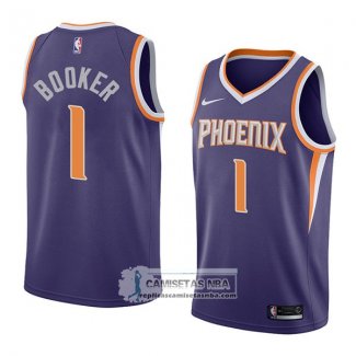 Camiseta Suns Devin Booker Ciudad Violeta