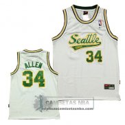 Camiseta Supersonics Allen Blanco