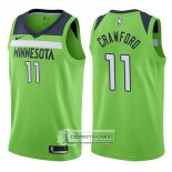 Camiseta Timberwolves Jamal Crawford Statement 2017-18 Verde