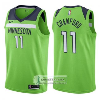 Camiseta Timberwolves Jamal Crawford Statement 2017-18 Verde