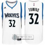 Camiseta Timberwolves Towns Blanco