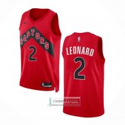 Camiseta Toronto Raptors Kawhi Leonard NO 2 Icon 2022-23 Rojo