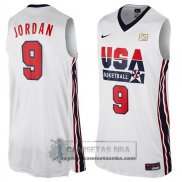 Camiseta USA 1992 Jordan Blanco