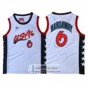 Camiseta USA 1996 Hardaway Blanco