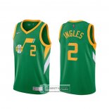 Camiseta Utah Jazz Joe Ingles Earned 2020-21 Verde