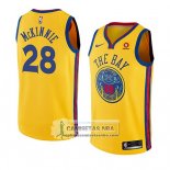 Camiseta Warriors Alfonzo Mckinnie Ciudad 2018-19 Amarillo