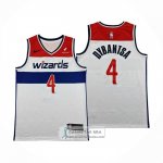 Camiseta Washington Wizards AJ Dybantsa NO 4 Association 2025-26 Blanco