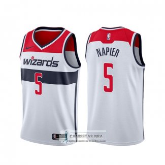 Camiseta Washington Wizards Shabazz Napier Association Blanco