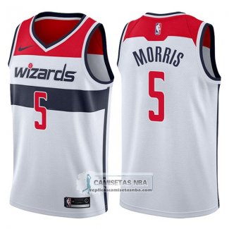 Camiseta Wizards Markieff Morris Association 2017-18 Blanco