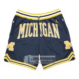 Pantalone Air Jordan Just Don NCAA Michigan Azul