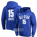 Sudaderas con Capucha All Star 2023 Nikola Jokic Azul