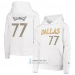 Sudaderas con Capucha Dallas Mavericks Luka Doncic Blanco