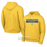 Sudaderas con Capucha Golden State Warriors Practice Performance 2022-23 Amarillo