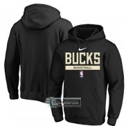 Sudaderas con Capucha Milwaukee Bucks Practice Performance 2022-23 Negro