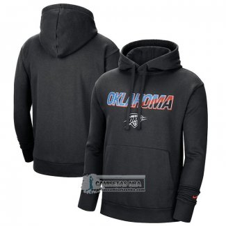 Sudaderas con Capucha Oklahoma City Thunder Ciudad 2020-21 Negro