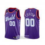 Camiseta 2020 Rising Star World Personalizada Violeta