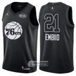 Camiseta All Star 2018 76ers Jimmy Joel Embiid Negro