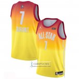 Camiseta All Star 2023 Brooklyn Nets Kevin Durant NO 7 Naranja