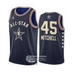 Camiseta All Star 2024 Cleveland Cavaliers Donovan Mitchell NO 45 Azul