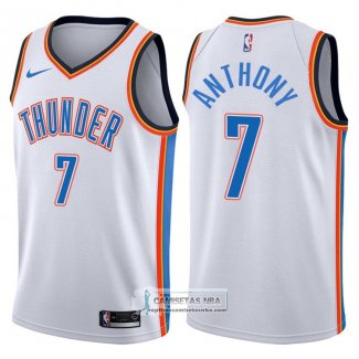 Camiseta Autentico Thunder Anthony 2017-18 Blanco