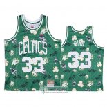 Camiseta Boston Celtics Larry Bird Hardwood Classics Tear Up Pack Verde