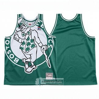 Camiseta Boston Celtics Mitchell & Ness Big Face Verde