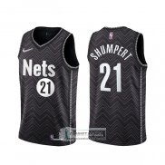 Camiseta Brooklyn Nets Iman Shumpert Earned 2020-21 Negro