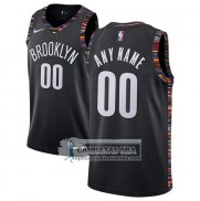 Camiseta Brooklyn Nets Personalizada Ciudad 2019 Negro