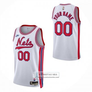 Camiseta Brooklyn Nets Personalizada Classic 2026-27 Blanco