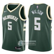 Camiseta Bucks D.j. Wilson Swingman Icon 2017-18 Verde