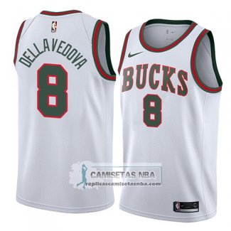 Camiseta Bucks Matthew Dellavedova Classic 2018 Blanco