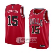 Camiseta Bulls Chandler Hutchison Icon 2018 Rojo