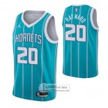 Camiseta Charlotte Hornets Gordon Hayward Icon 2020-21 Verde