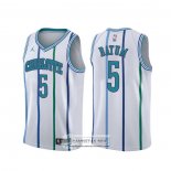 Camiseta Charlotte Hornets Nicolas Batum Classic Blanco