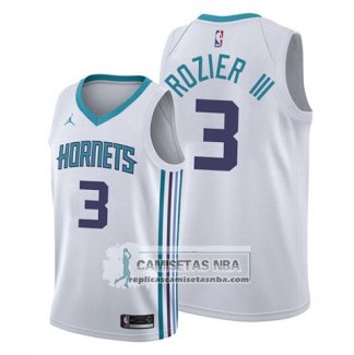 Camiseta Charlotte Hornets Terry Rozier III Association Blanco