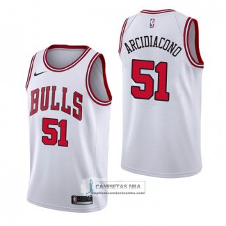 Camiseta Chicago Bulls Ryan Arcidiacono Association Blanco