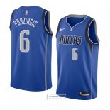 Camiseta Dallas Mavericks Kristaps Porzingis Icon 2018 Azul