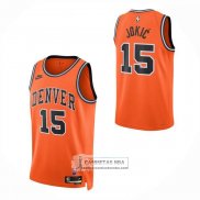 Camiseta Denver Nuggets Nikola Jokic NO 15 Classic 2026-27 Naranja