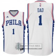 Camiseta Dia del Padre 76ers Dad Blanco