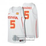 Camiseta Espana Fernandez 2016 Blanco