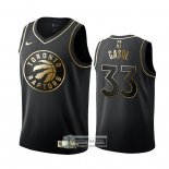 Camiseta Golden Edition Toronto Raptors Marc Gasol Negro