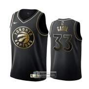 Camiseta Golden Edition Toronto Raptors Marc Gasol Negro