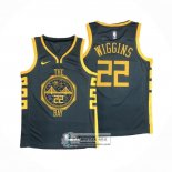 Camiseta Golden State Warriors Andrew Wiggins NO 22 Ciudad 2018-19 Azul