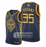 Camiseta Golden State Warriors Kevin Durant 2019 Azul
